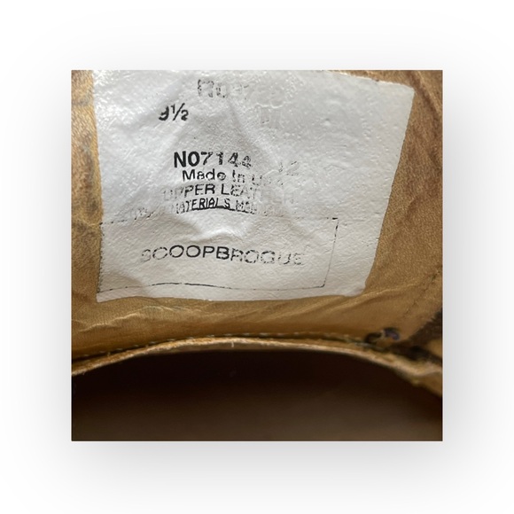 Scoop NYC x Walk Over 𖤐 Oxford Brogues Wingtips 𖤐 Olive Green 𖤐 9.5 𖤐 GQ Mag - Picture 12 of 16